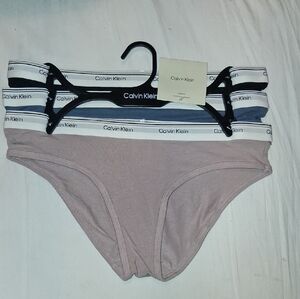 Calvin Klein Women's 3 Set Bikini Underwear